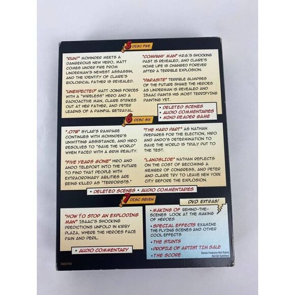 Heroes - Season 1 (DVD, 2007, 7-Disc Set) - Picture 3 of 4